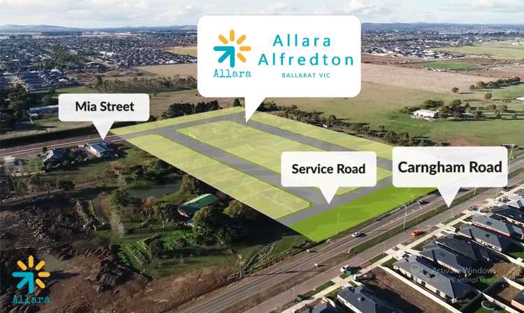 Allara Estate - Alfredton Aerial